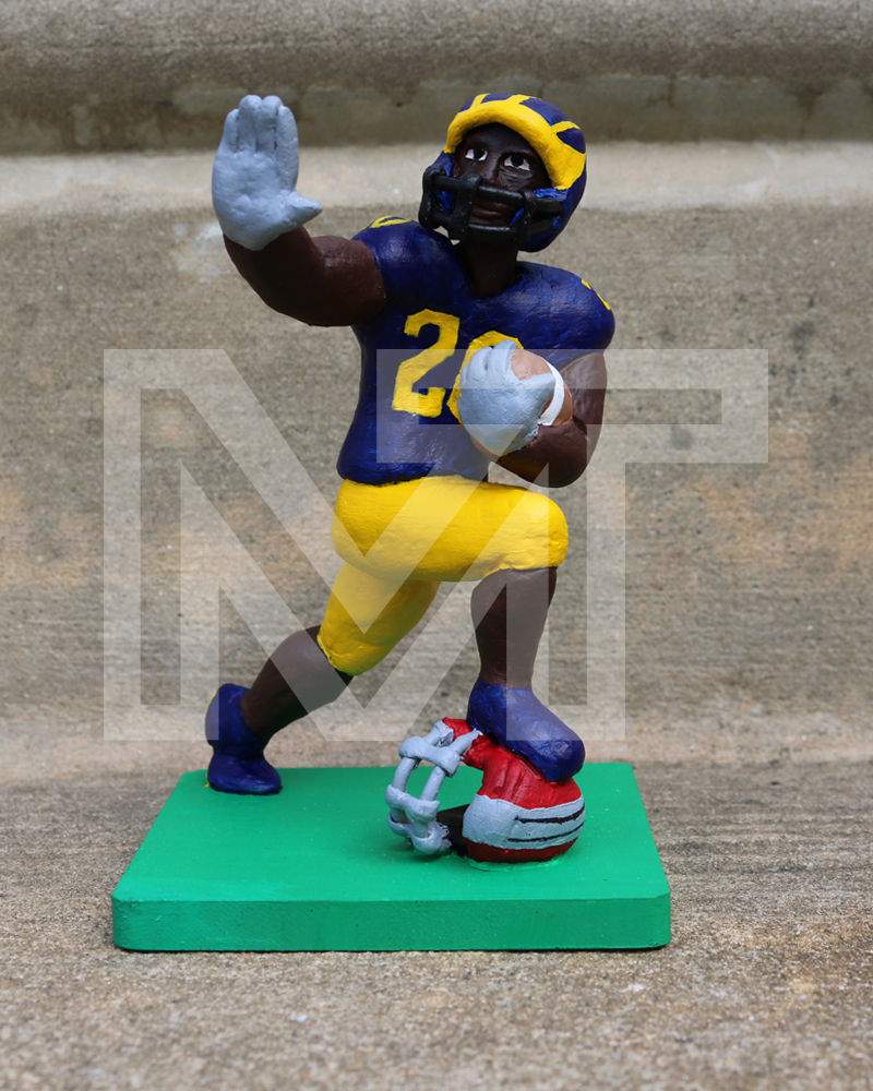 Michigan Football Player Front